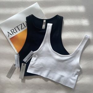 TWO Aritzia Babaton Seamless Cropped Tanks